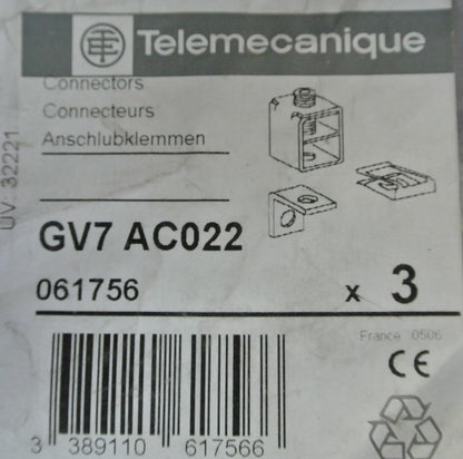 TELEMECANIQUE GV7AC022 CONNECTORS - MANUAL STARTER BOX LUGS IEC - NEW SURPLUS1