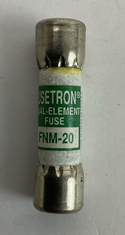 FUSETRON FNM-20 DUAL ELEMENT FUSE 20AMP 32VAC (BOX OF 10)1