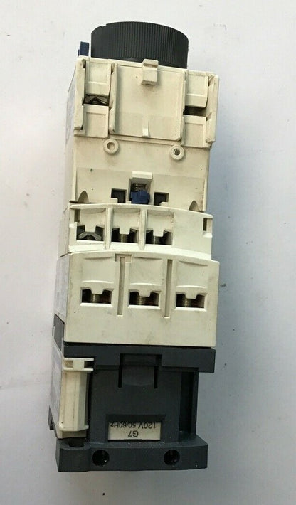 TELEMECANIQUE CAD50 CONTACTOR 10A 690V 6KV W/ LADT2 TIME DELAY 0.1-30S2