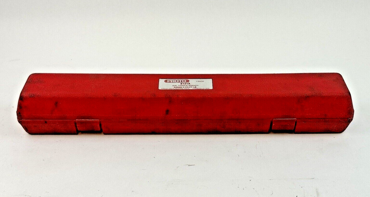 PROTO - 6121A - 35 to 175 ft-lb/5 to 24 m-kg  DIAL TORQUE WRENCH 1/2" DRIVE5