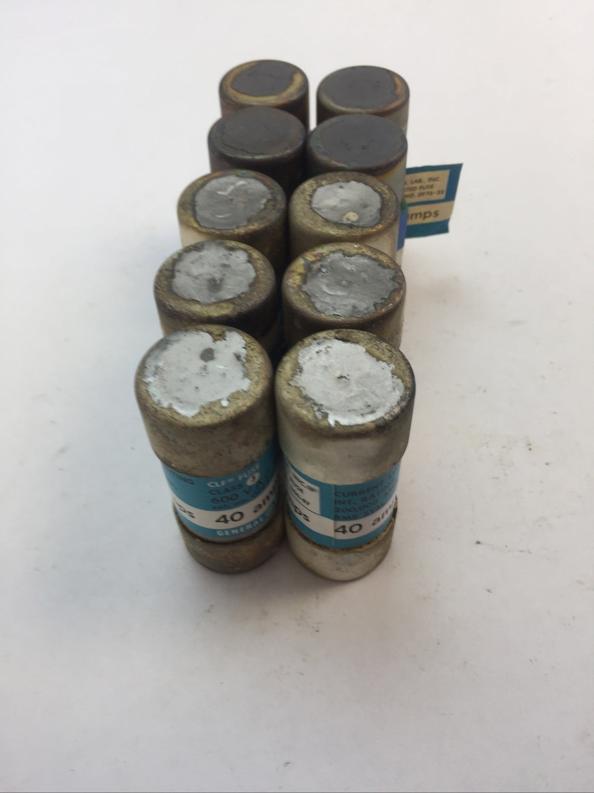 GE GF8B40 CLF FUSE CLASS J 40AMP 600VAC (LOT OF 10)3