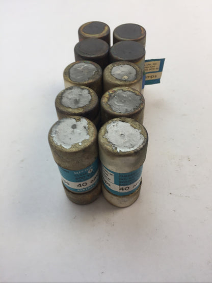 GE GF8B40 CLF FUSE CLASS J 40AMP 600VAC (LOT OF 10)3