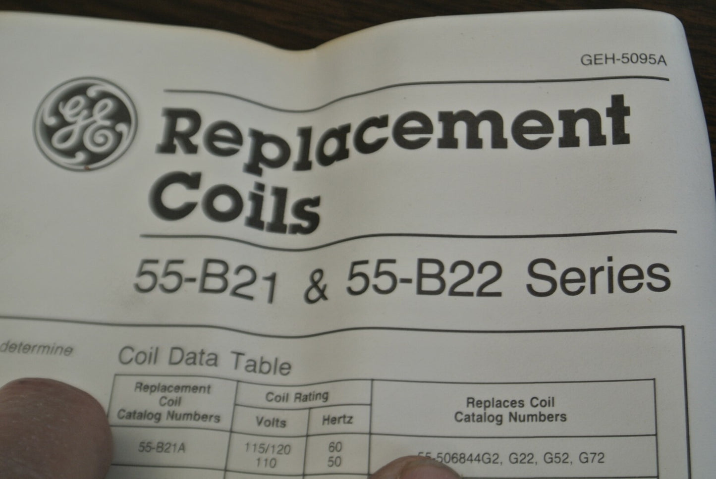 GE / GENERAL ELECTRIC 55-B21H / RENEWAL COIL / 24V, 60Hz / NEW SURPLUS4