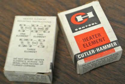 LOT of 2 / CUTLER-HAMMER H38 THERMAL OVERLOAD HEATER ELEMENT / NEW SURPLUIS2