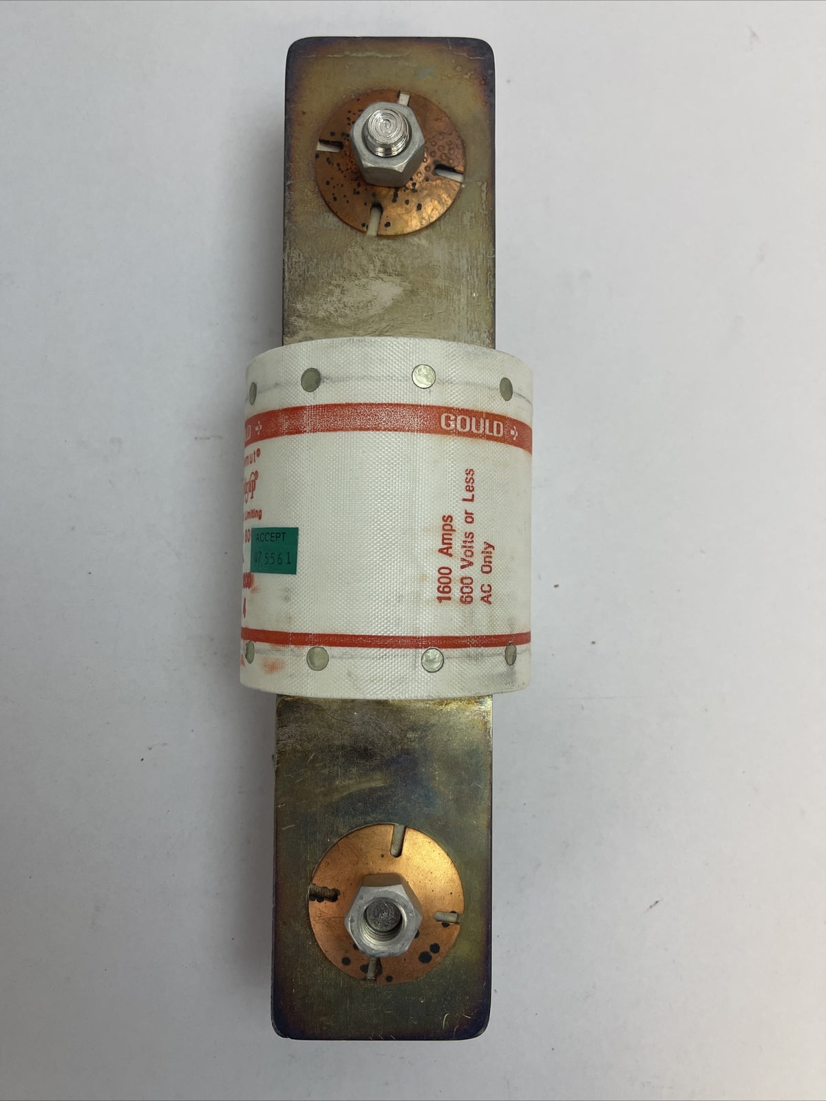 GOULD SHAWMUT A6Y1600 AMP-TRAP CURRENT LIMITING FUSE 600VAC 1600AMP TYPE 4 FORM4