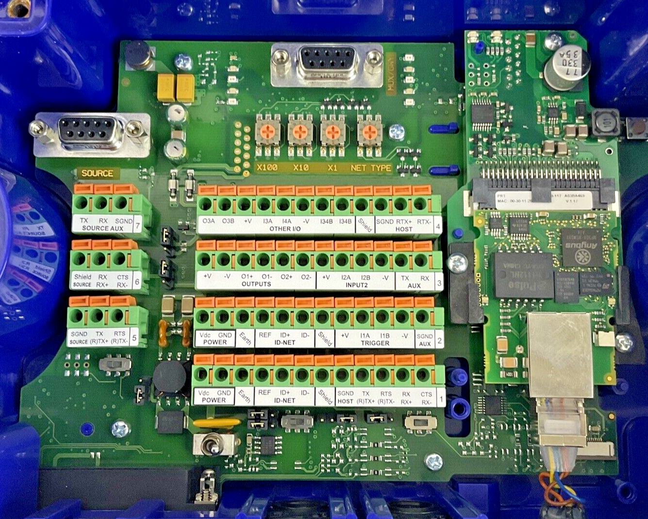 DATALOGIC CBX800 GATEWAY CONNECTOR BOX 10-30VDC 1-0.5A5