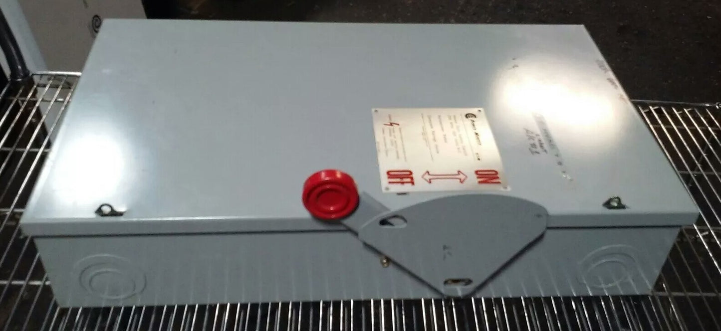 POWERMASTER EATON H364NFK, SAFETY SWITCH, 200A, 600V/250DC, 3P, 150 H.P., USED7