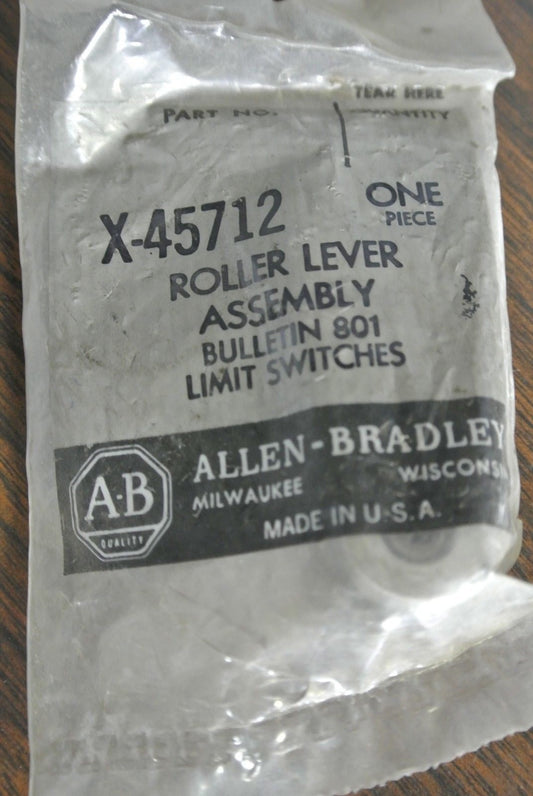ALLEN-BRADLEY X-45712 ROLLER LEVER ASSEMBLY for 801 LIMIT SWITCHES - NEW SURPLUS0