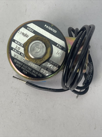 SKINNER V5D3880 V5 SERIES SOLENOID VALVE 50PSI 120V 60HZ 10WATTS2