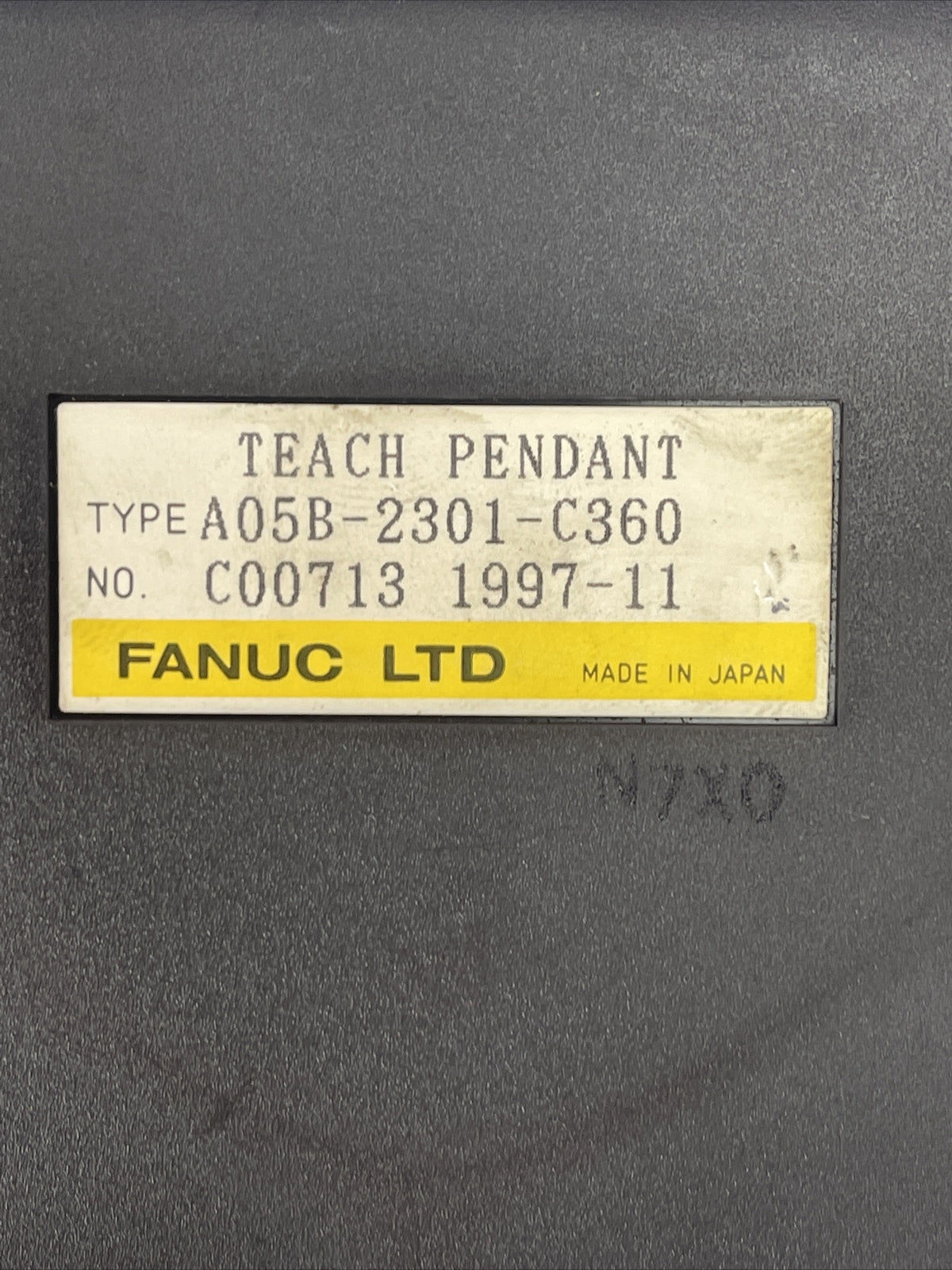 FANUC TEACH PENDANT A05B-2301-C3601
