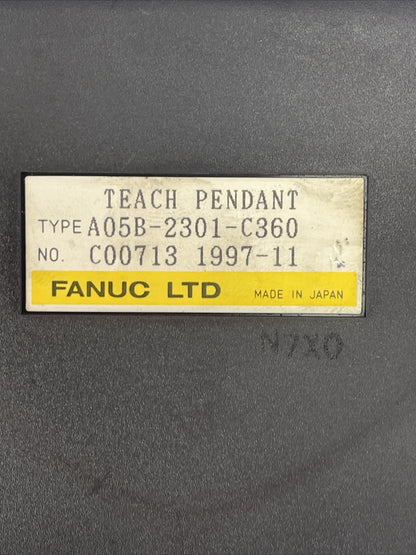 FANUC TEACH PENDANT A05B-2301-C3601