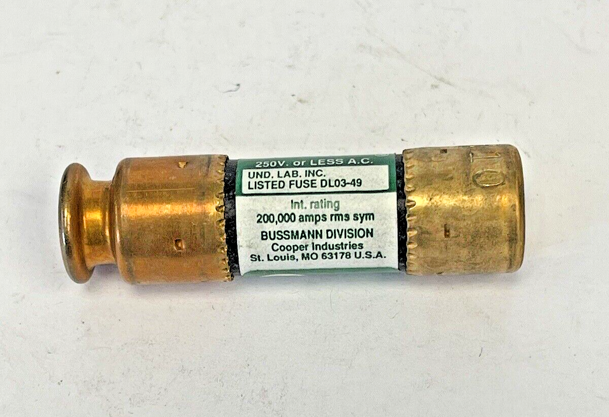 BUSSMANN - *BOX OF 4* - KTN-R-10 - 10 AMP, 250 VAC, FAST-ACTING, CURRENT-LIMIT3