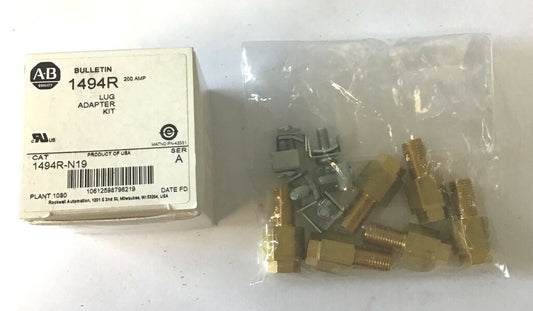  ALLEN BRADLEY 1494R-N19 LUG ADAPTER KIT SER.A 200 AMP0