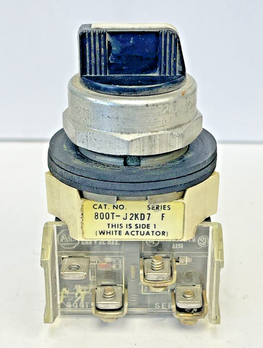 ALLEN-BRADLEY - 800T-J2KD7- SERIES F - SELECTOR SWITCH - KNOB0