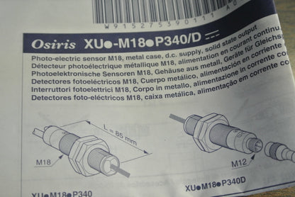 TELEMECANIQUE XU2 M18PP340D PHOTOELECTRIC SENSOR 12...24VDC - NEW SURPLUS5