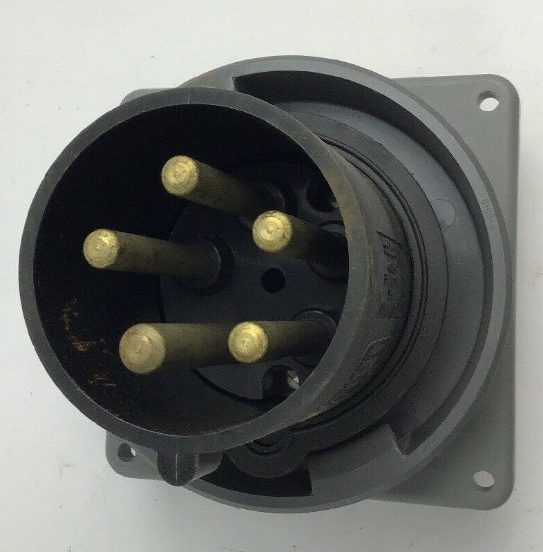 HUBBELL 560B5W WATERTIGHT INLET PIN&SLEEVE 4POLE 5 WIRE 60A 347/600VAC 7