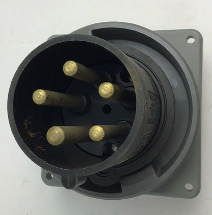 HUBBELL 560B5W WATERTIGHT INLET PIN&SLEEVE 4POLE 5 WIRE 60A 347/600VAC 7