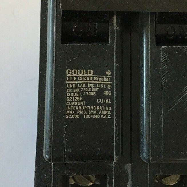 ITE Q2125H CIRCUIT BREAKER 125A 120/240VAC 2POLE1