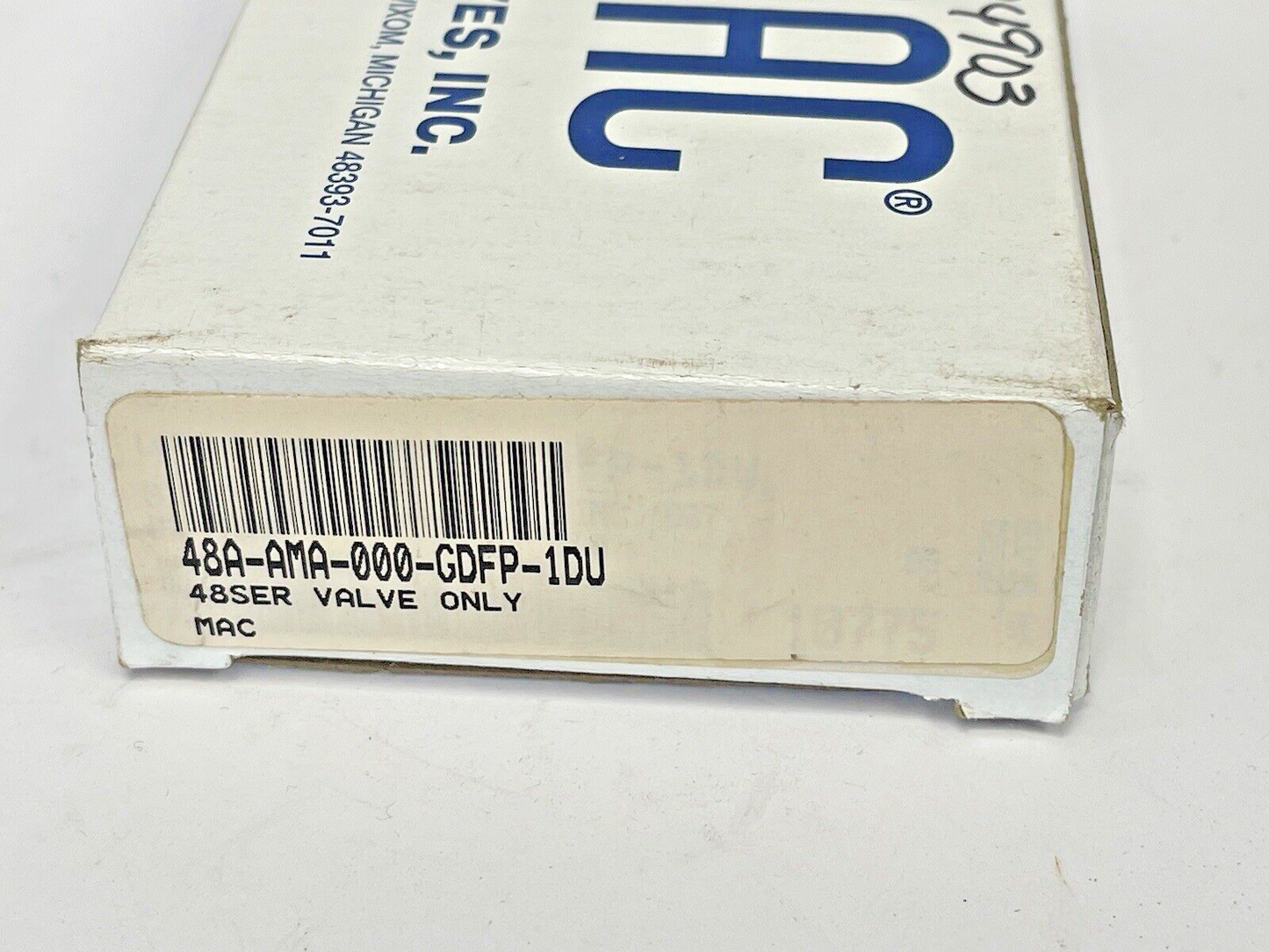 MAC - 48A-AMA-000-GDFP-1DU - SOLENOID VALVE - 24VDC, 20-12 PSI, 4 WATT, 2 POS2