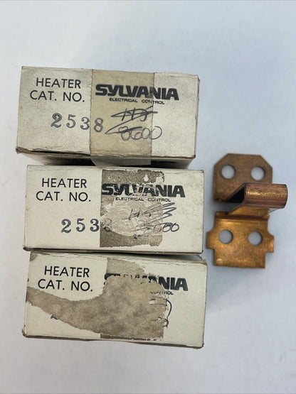 GTE SYLVANIA CLARK 2538 HEATER (LOT OF 3)0