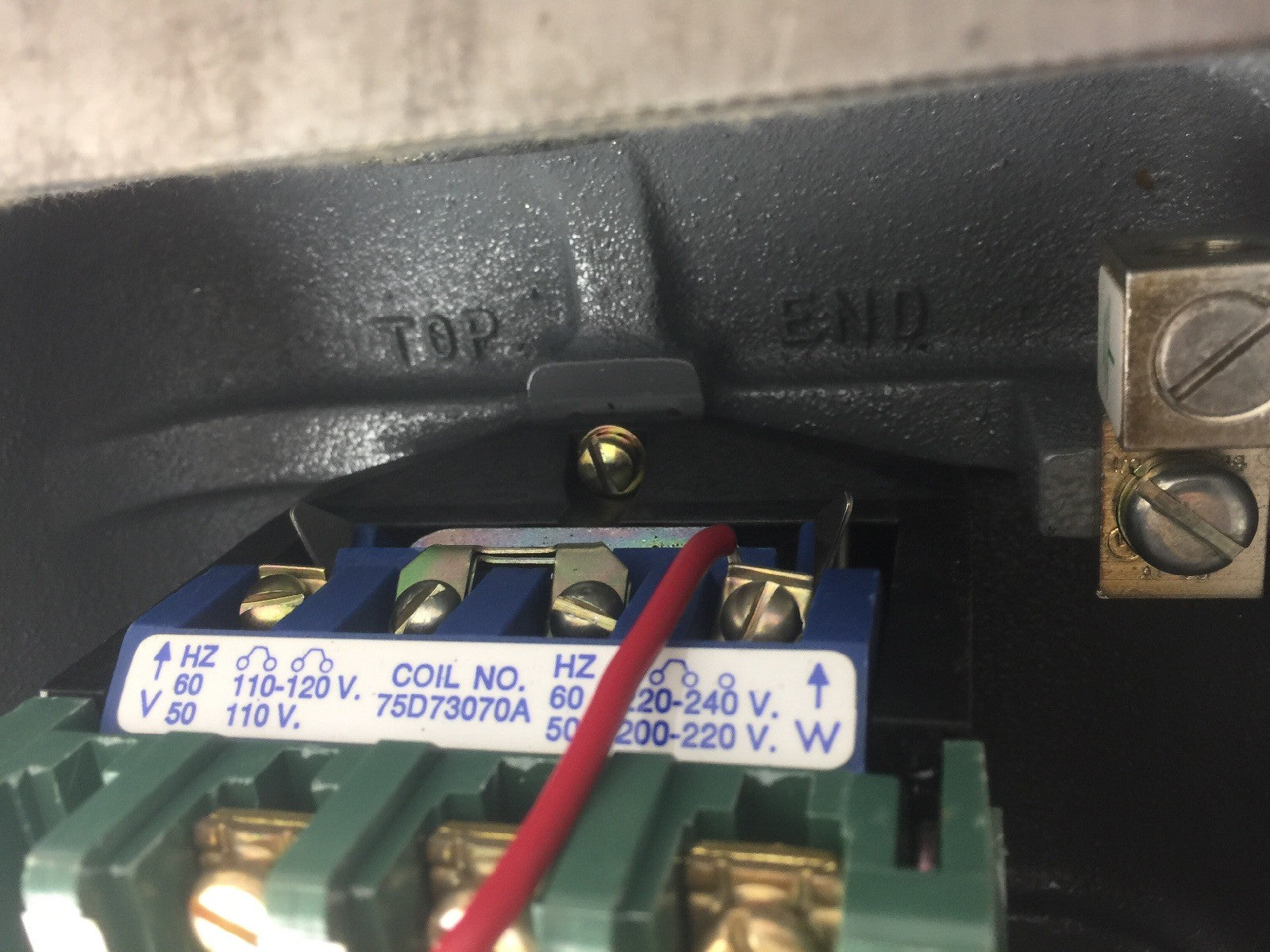 FURNAS 40CF35HAD4 THREE PHASE CONTACTOR 600VAC 20A COIL 110-120V 220-240V 60HZ11