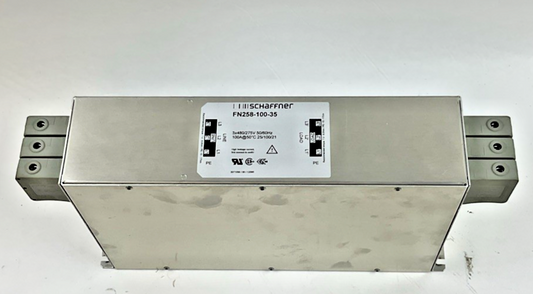 SCHAFFNER FN258-100-35 POWER LINE FILTER 480/275V 50/60HZ 100A0