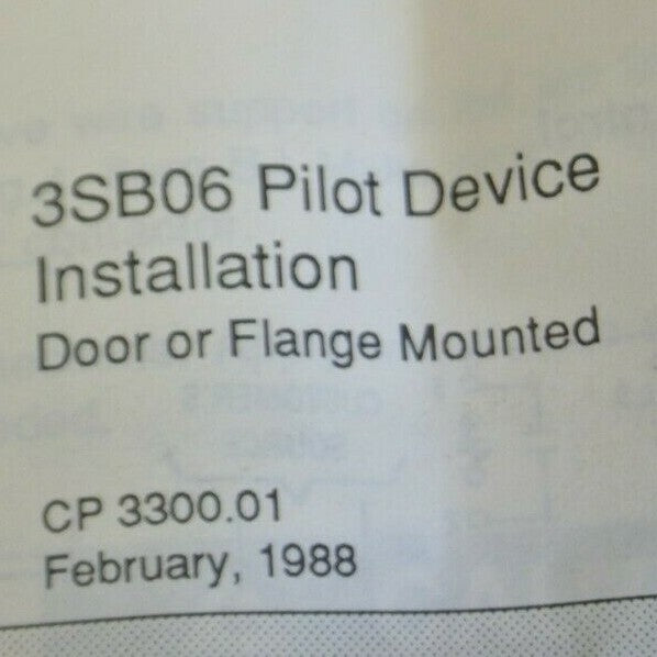 SIEMENS P30KLRT1 / PILOT LIGHT TRANSFORMER TYPE / 120V / RED / "RUN" NEW SURPLUS1