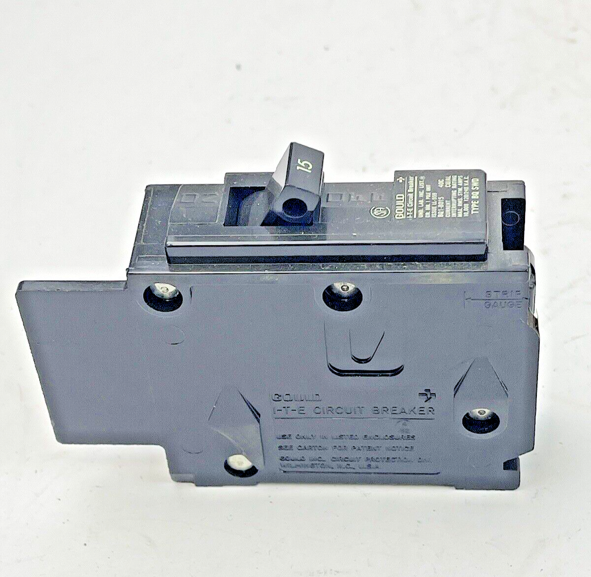 GOULD **BOX OF 6** - BQ1-B015 - BOLT-ON CIRCUIT BREAKERS -15A/1POLE/240VAC - NEW4