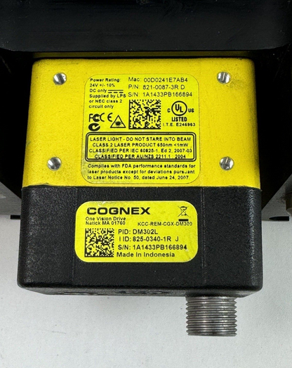 COGNEX - 821-0087-3R D, ODDM-300-850, DM302L - SMART VISION LIGHTS BARCODE READ6