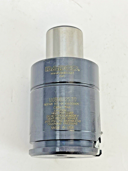 DADCO - U.0800.025 - NITROGEN GAS SPRING - 2175 PSI - 150 BAR - ULTRA FORCE3