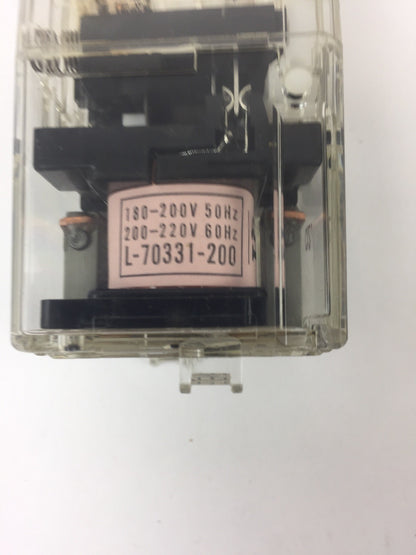 YASKAWA RAP-6 6A RELAY 250 VAC MAX .8A WITH YASKAWA TPA-F14B RELAY SOCKET5