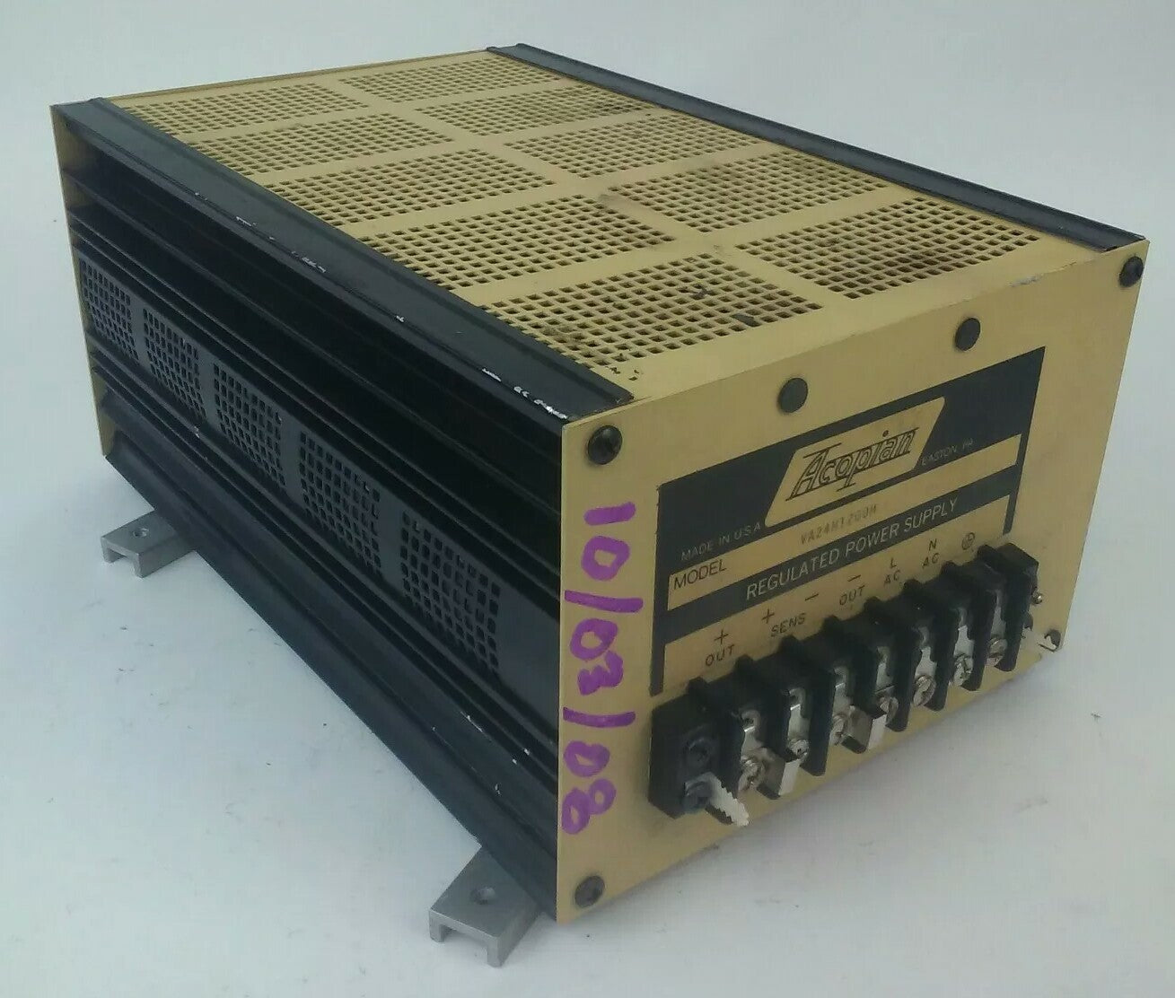 ACOPIAN VA24H1200M REGULATED POWER SUPPLY0