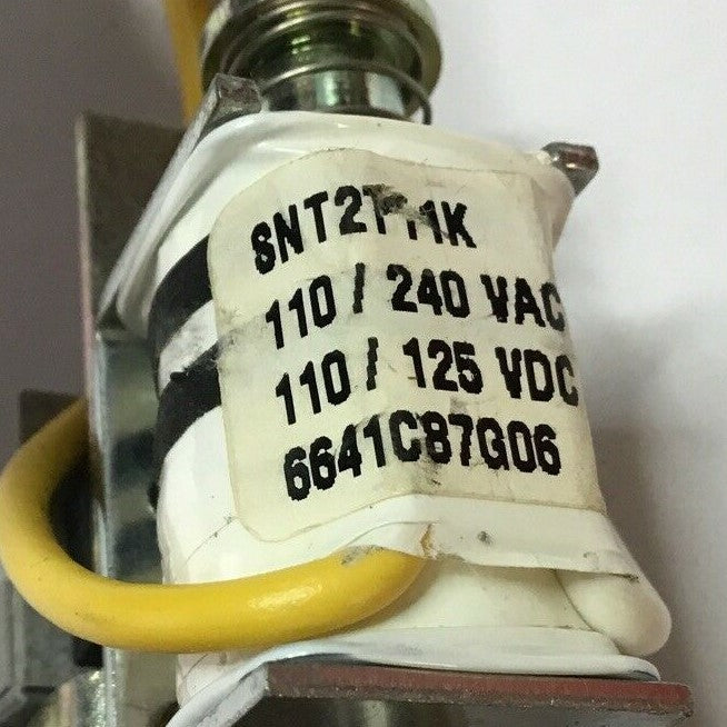 CUTLER HAMMER SHUNT TRIP SNT2T11K 240VAC 125VDC 50/60HX 6641C87G065