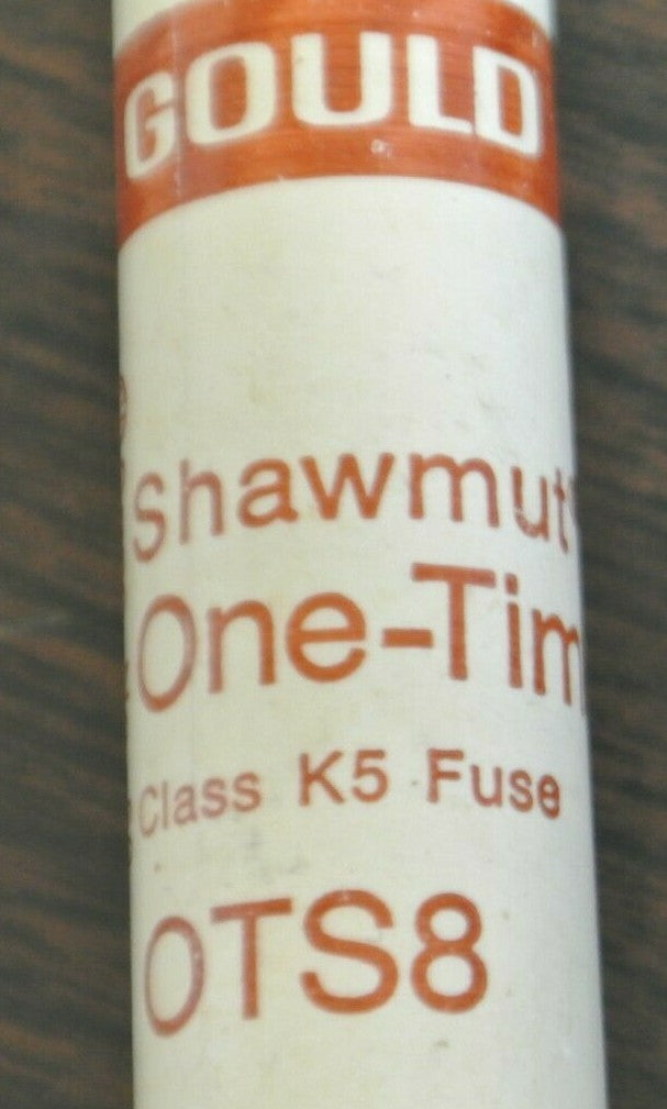 BOX of 10 / GOULD SHAWMUT OTS8 CLASS K5 FUSE 8A / 600V / NEW SURPLUS2