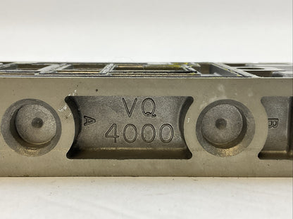 SMC MANIFOLD VALVE VQ 4000 VVQ4000-10A-1 BLANK PLATES (LOT OF 3)6