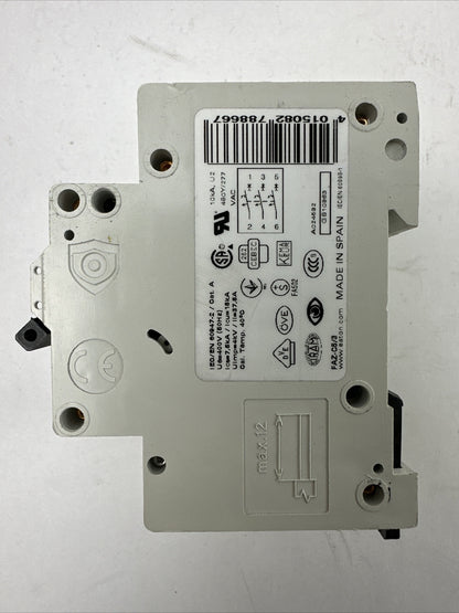 EATON XEFFECT FAZ-C5/3 CIRCUIT BREAKER 408Y/277VAC 5A 3POLE1