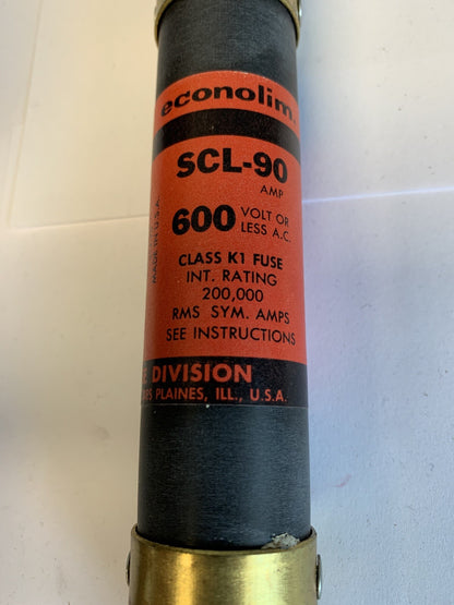Economy Fuse SCL90 90A 600V Fuse2