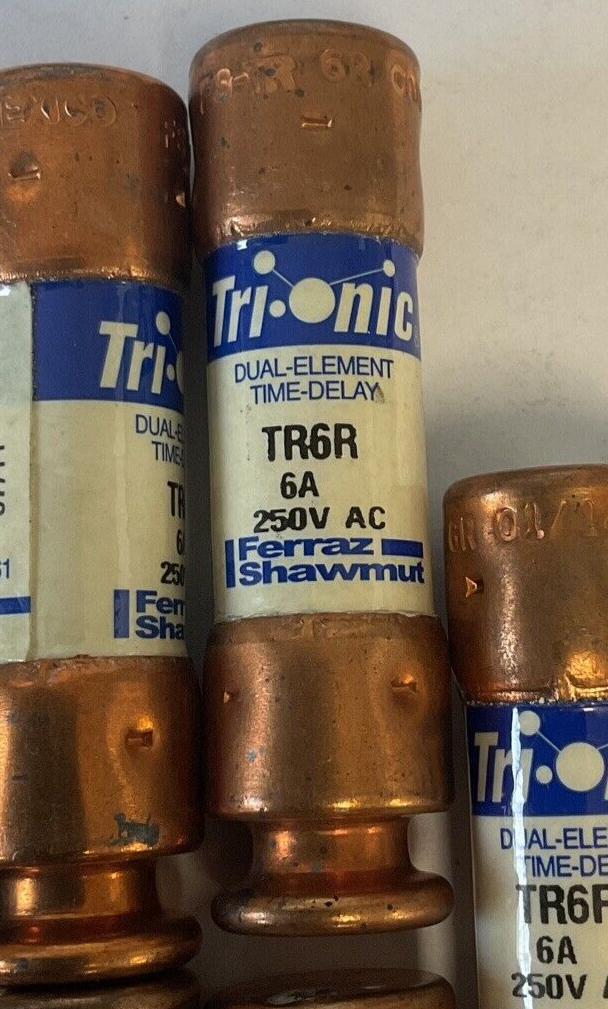 FERRAZ SHAWMUT TR6R 6A FUSE 250VAC ****LOTOF11****1