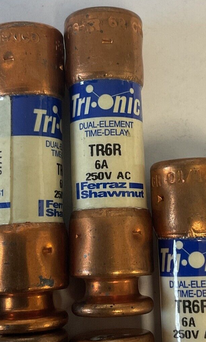 FERRAZ SHAWMUT TR6R 6A FUSE 250VAC ****LOTOF11****1