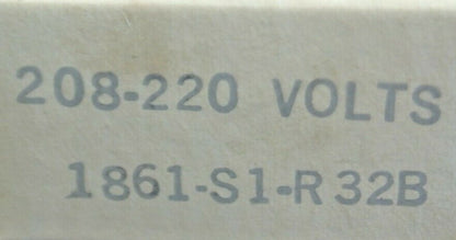 SQUARE D / 1861-S1-R32B COIL / 208V, 50Hz / 220V, 60Hz6