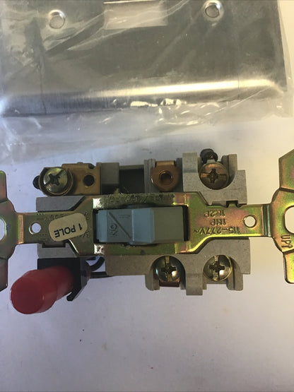 SIEMEN SMF FS1P MANUAL STARTER 1 POLE TOGGLE 277VAC 230VDC 1HP 5