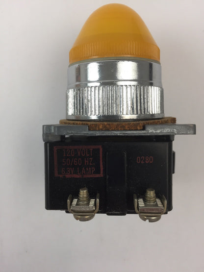 CUTLER HAMMER 10250T36 STD IND LIGHT 120V 50/60HZ 6.3V LAMP3