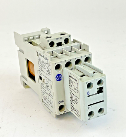 ALLEN BRADLEY - 100-C09Z*10 SER. A 25VDC COIL CONTACTOR & 100-F SER. B CONTACTOR0