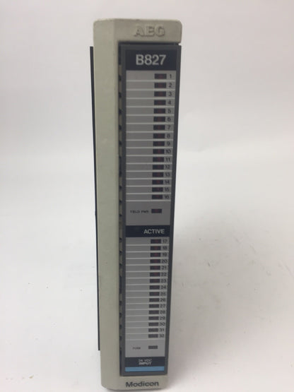 AEG MODION SCHNEIDER AS-B827-032 INPUT MODULE 24VDC0