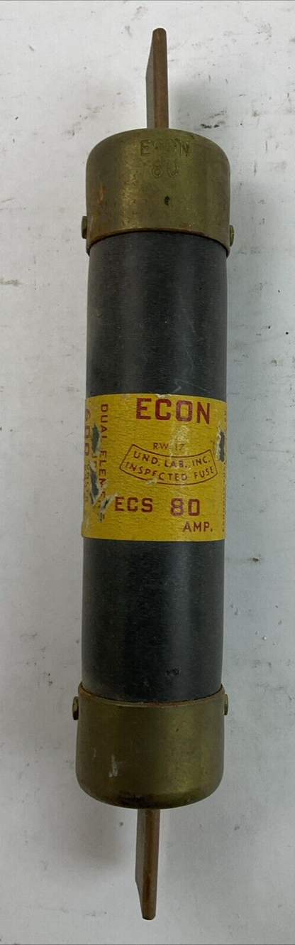 ECON ECS80 FUSE 80AMP 600V (LOT OF 2)1