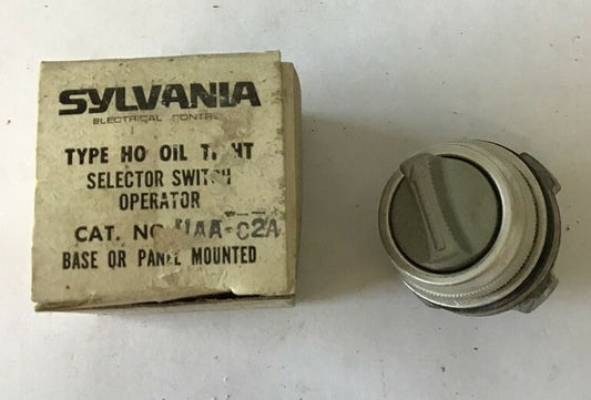 SYLVANIA UAA-C2A SELECTOR SWITCH OPERATOR OILTIGHT TYPE HO0