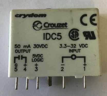 CRYDOM IDC5 CROUZET 50MA 30VDC INPUT LOGIC***LOTOF5***1