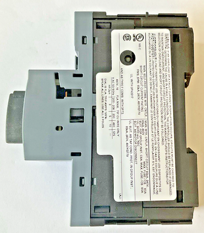SIEMENS 3RV2011-4AA20 MOTOR CONTROL 10-16A 50HZ6
