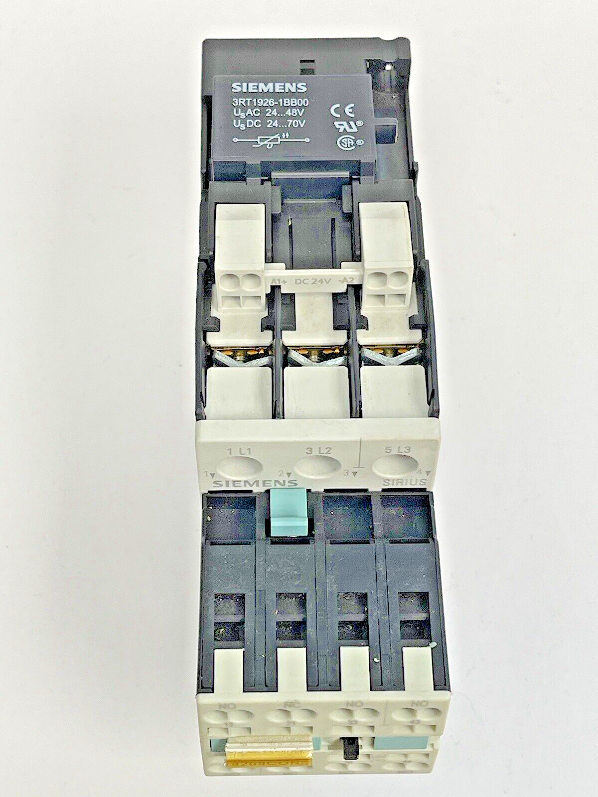 SIEMENS - 3RT1024-3B..0 & 3RH1921-2HA31 & 3RT1926-1BB00 W/ 24VDC COIL9