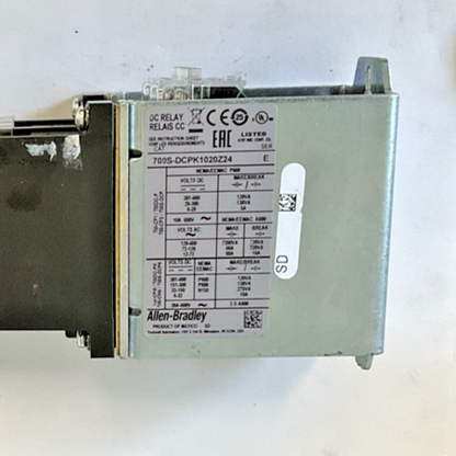 ALLEN BRADLEY 700S-DCPK1020Z24 SAFETY RELAY SER.E 600VAC1
